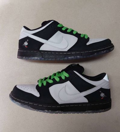 STAPLE × Nike SB Dunk Low "Pigeon Black/White"