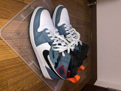 FACETASM × Nike Air Jordan 1 Mid "White/Navy"