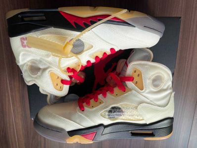 Off-White × Nike Air Jordan 5 "Sail"