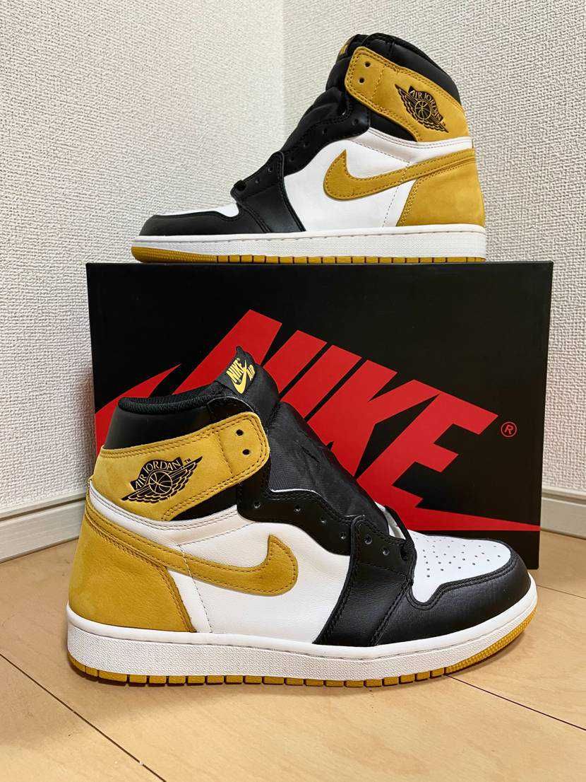 Nike Air Jordan 1 Retro High OG "Black Toe/Yellow Ochre"