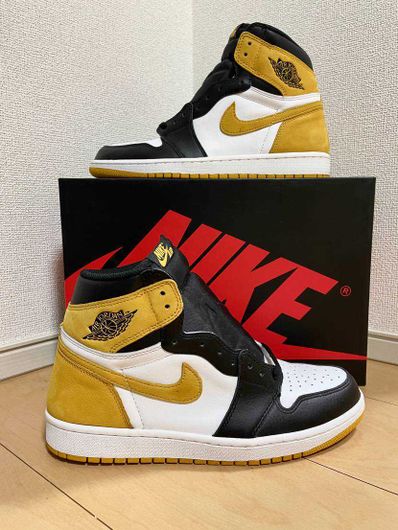 Nike Air Jordan 1 Retro High OG "Black Toe/Yellow Ochre"