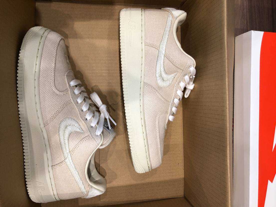 Stussy × Nike Air Force 1 Low "Fossil Stone"