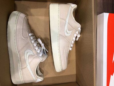 Stussy × Nike Air Force 1 Low "Fossil Stone"