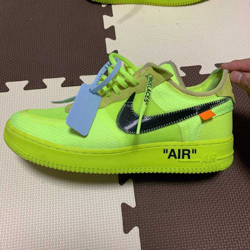 Off-White × Nike Air Force 1 Low "Volt"
