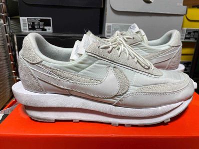 sacai × Nike LDV Waffle "Triple White"