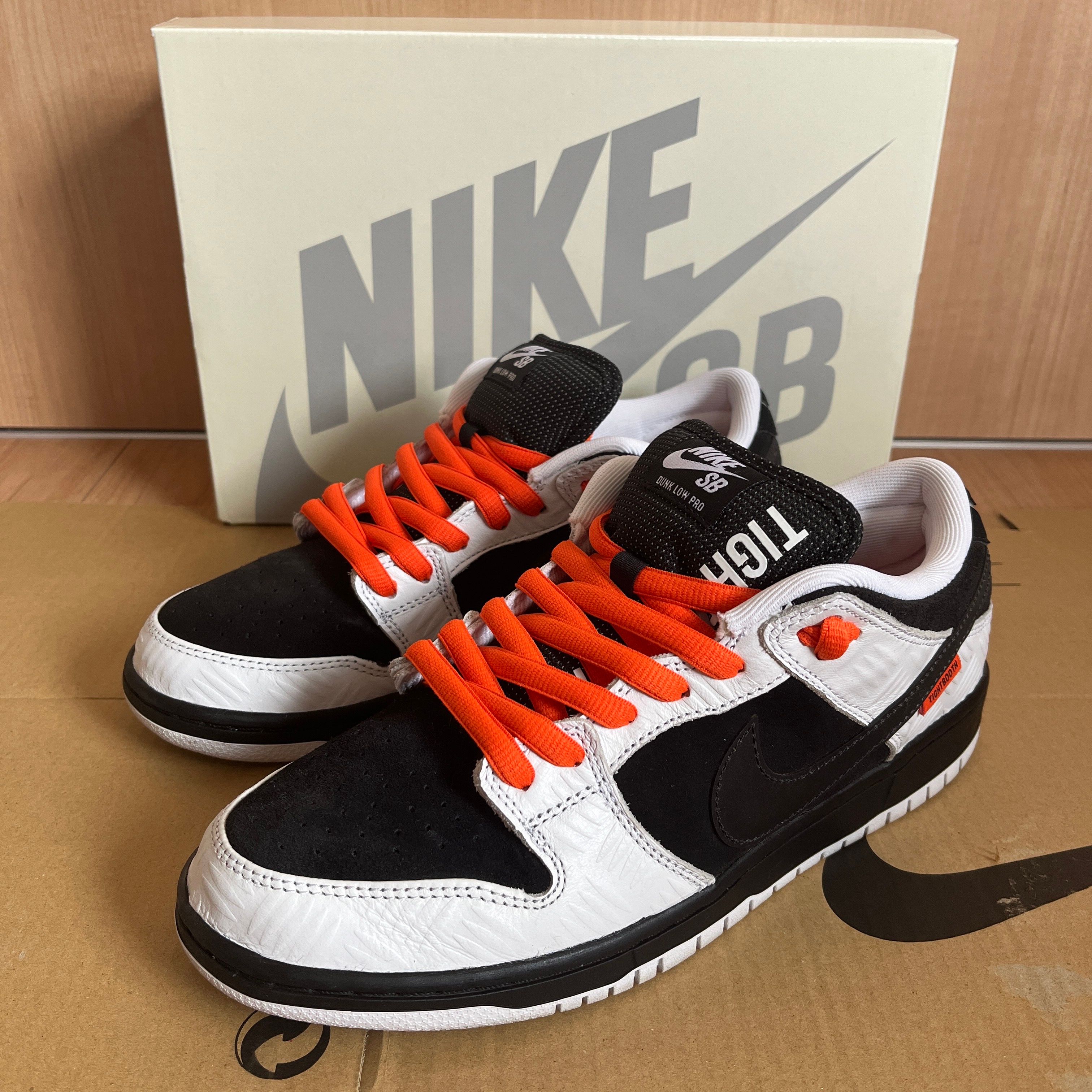 TIGHTBOOTH × Nike SB Dunk Low Pro QS "Black and White"