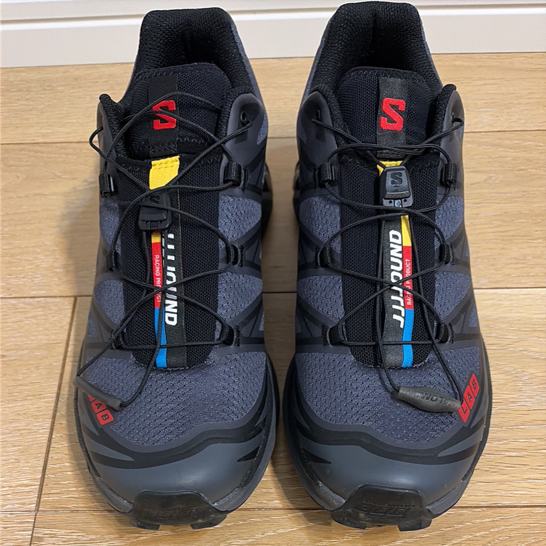JJJJound × Salomon XT-6 "Ebony/Black/Fiery Red"