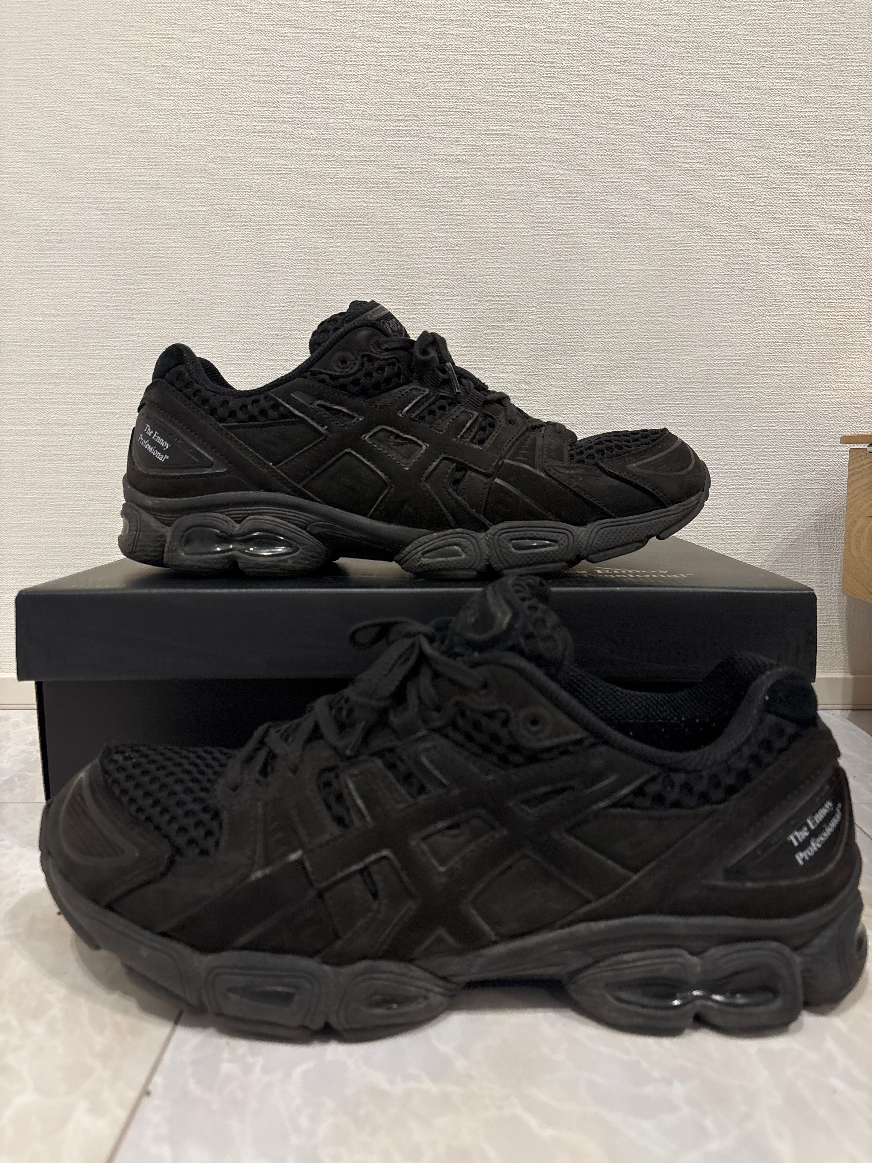 ENNOY × Stylistshibutsu × Asics Gel-Nimbus 9 GORE-TEX "Triple Black"
