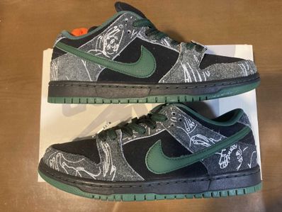 There Skateboards × Nike SB Dunk Low Pro "Anthracite and Gorge Green"