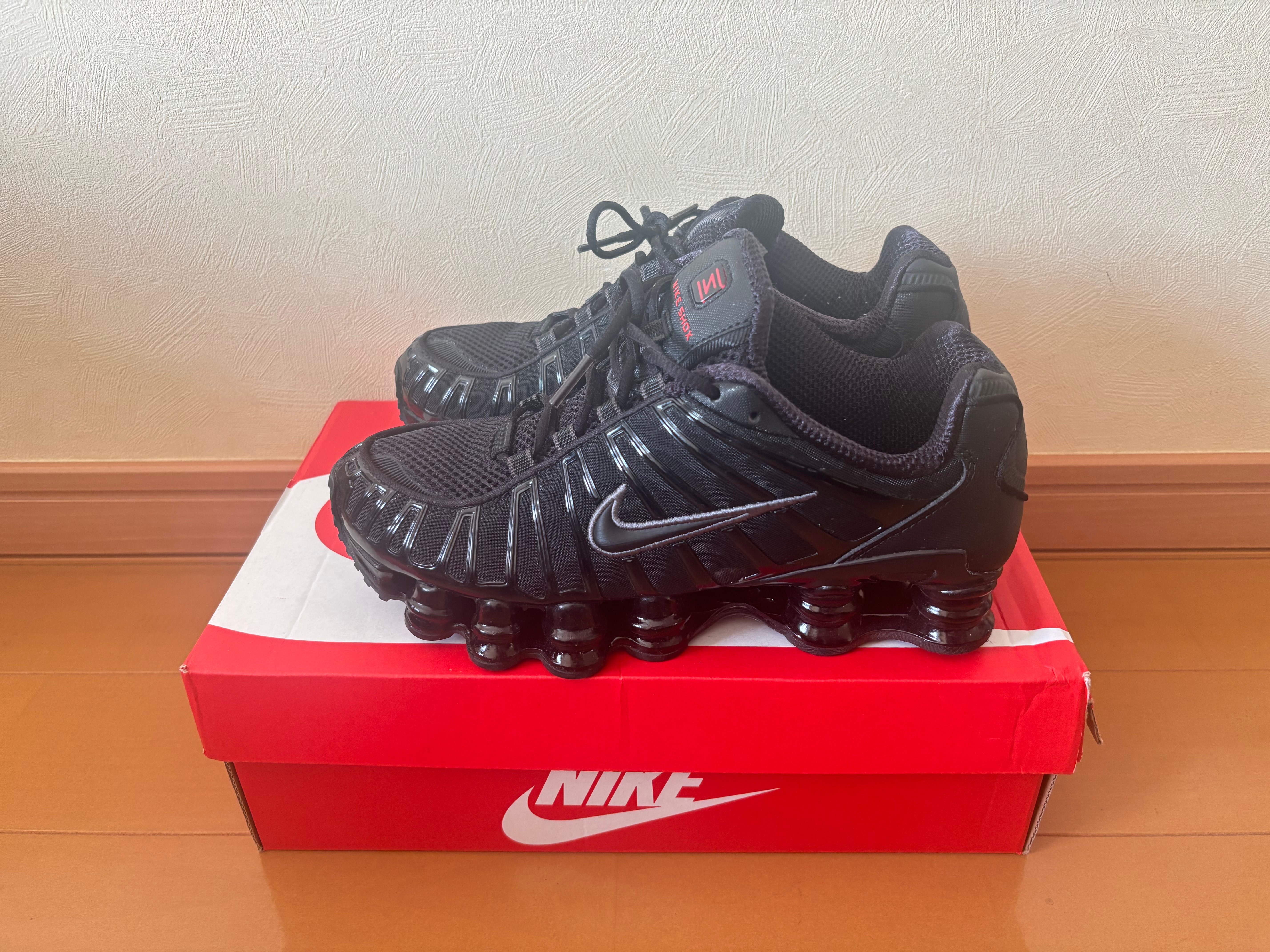 Nike Shox TL "Black/Metallic Hematite/Max Orange/Black"