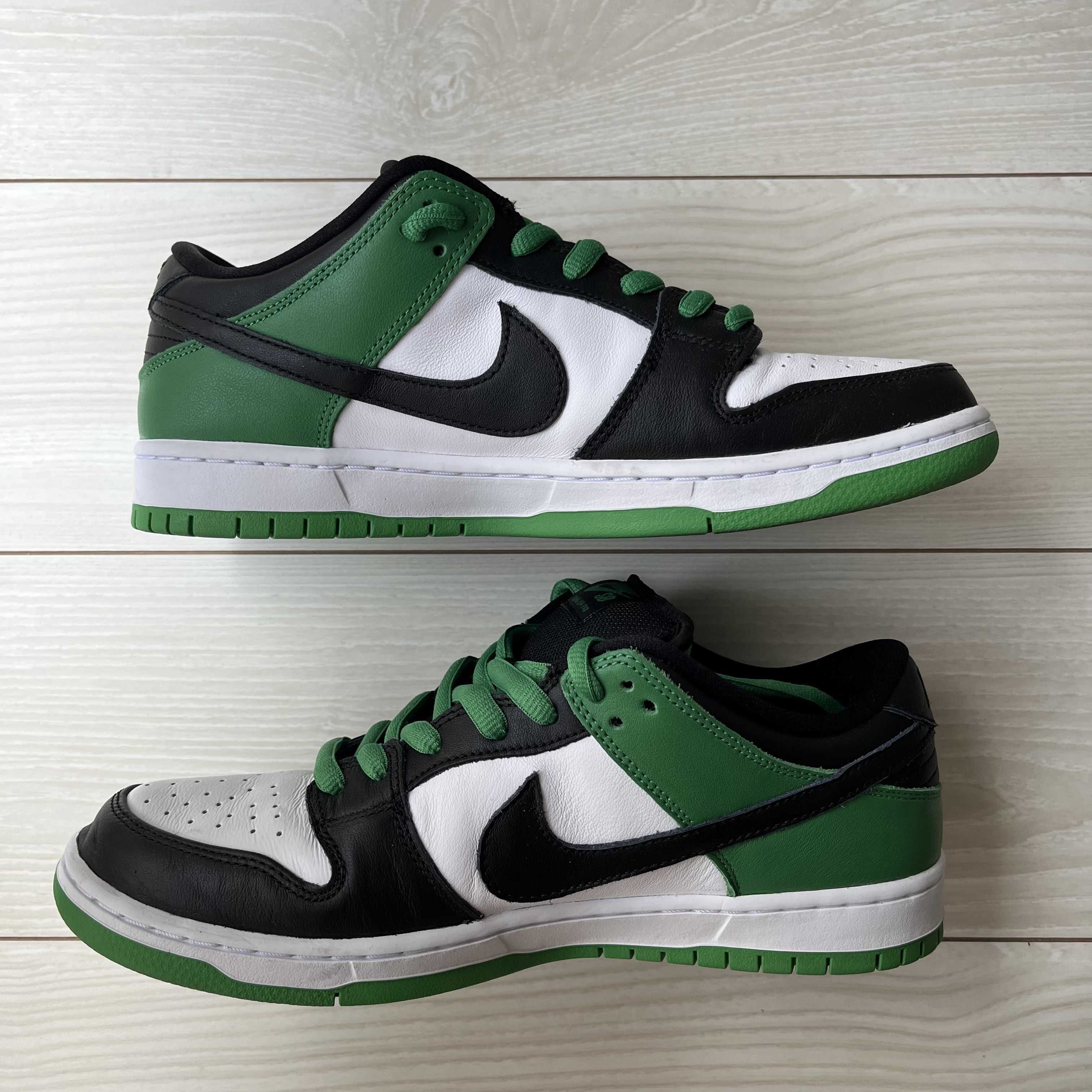 Nike SB Dunk Low Pro "Black and Classic Green"