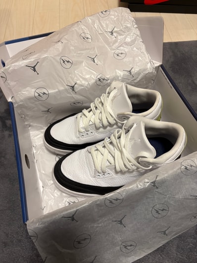 Fragment × Nike Air Jordan 3 "White/Black"