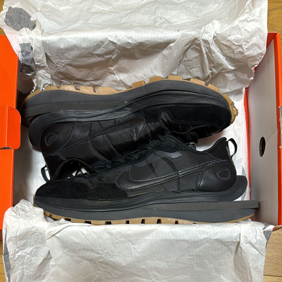 sacai × Nike VaporWaffle "Black Gum"