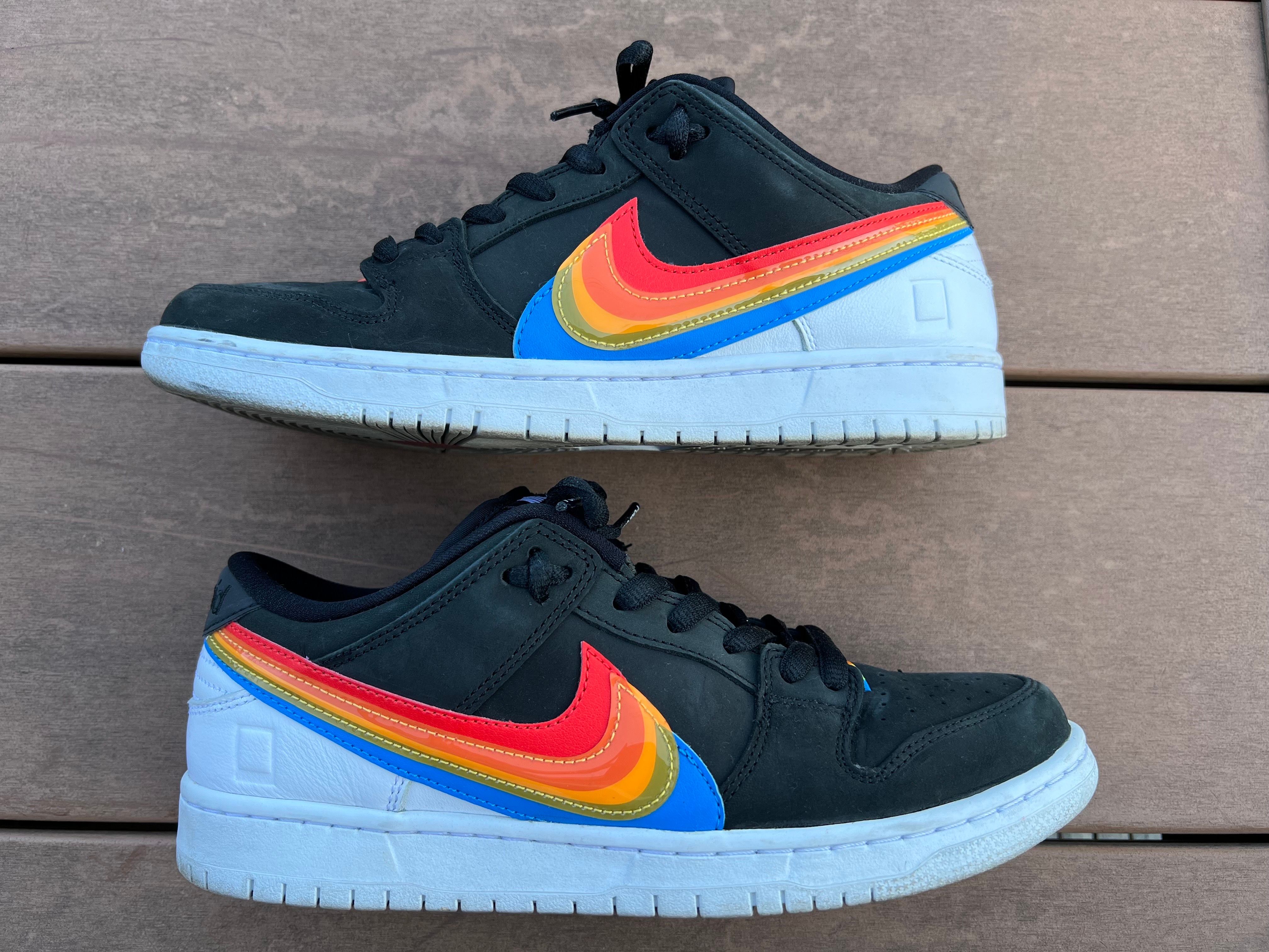 Polaroid × Nike SB Dunk Low Pro QS "Black/White"