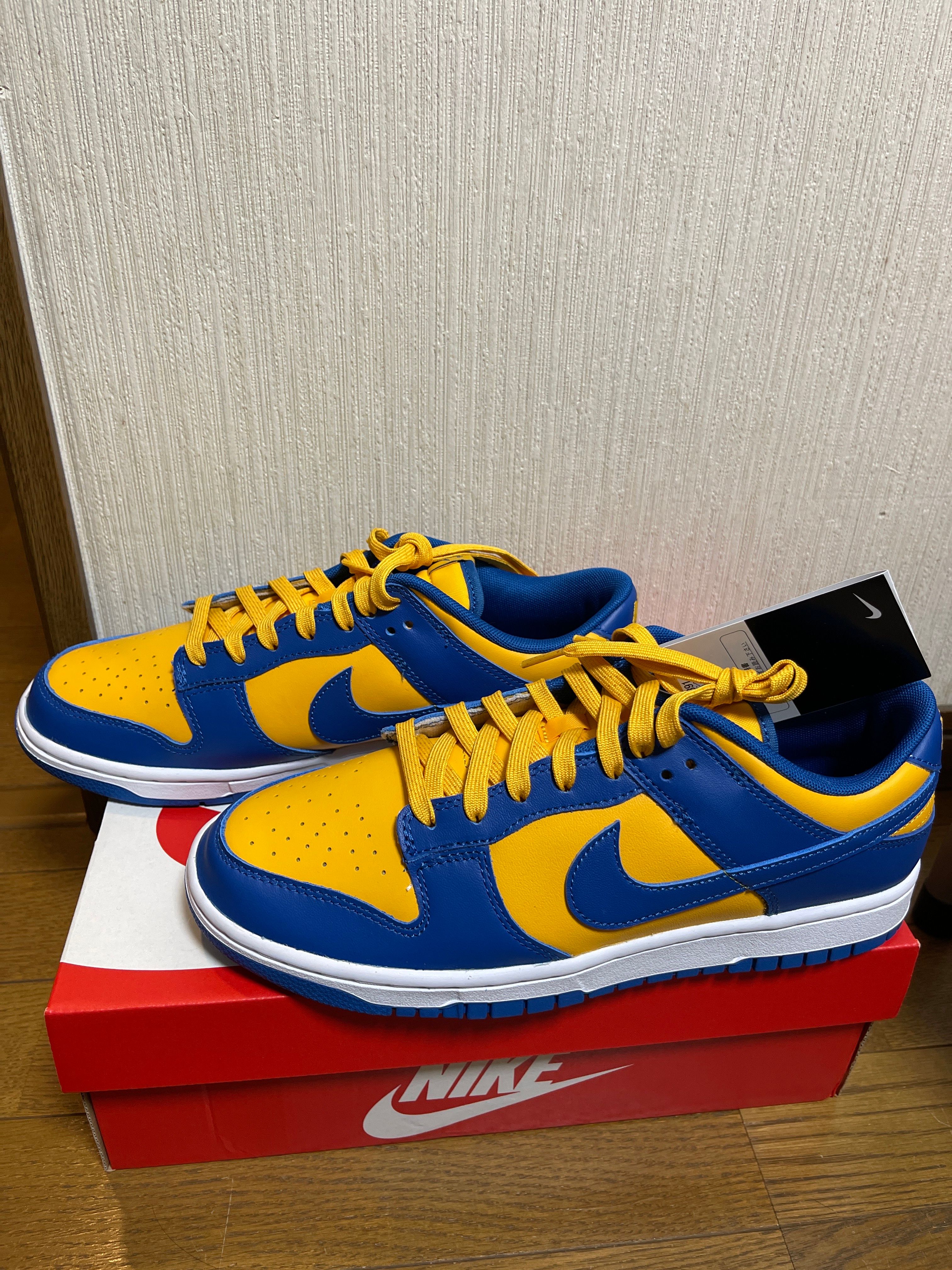 Nike Dunk Low "Blue Jay and University Gold"