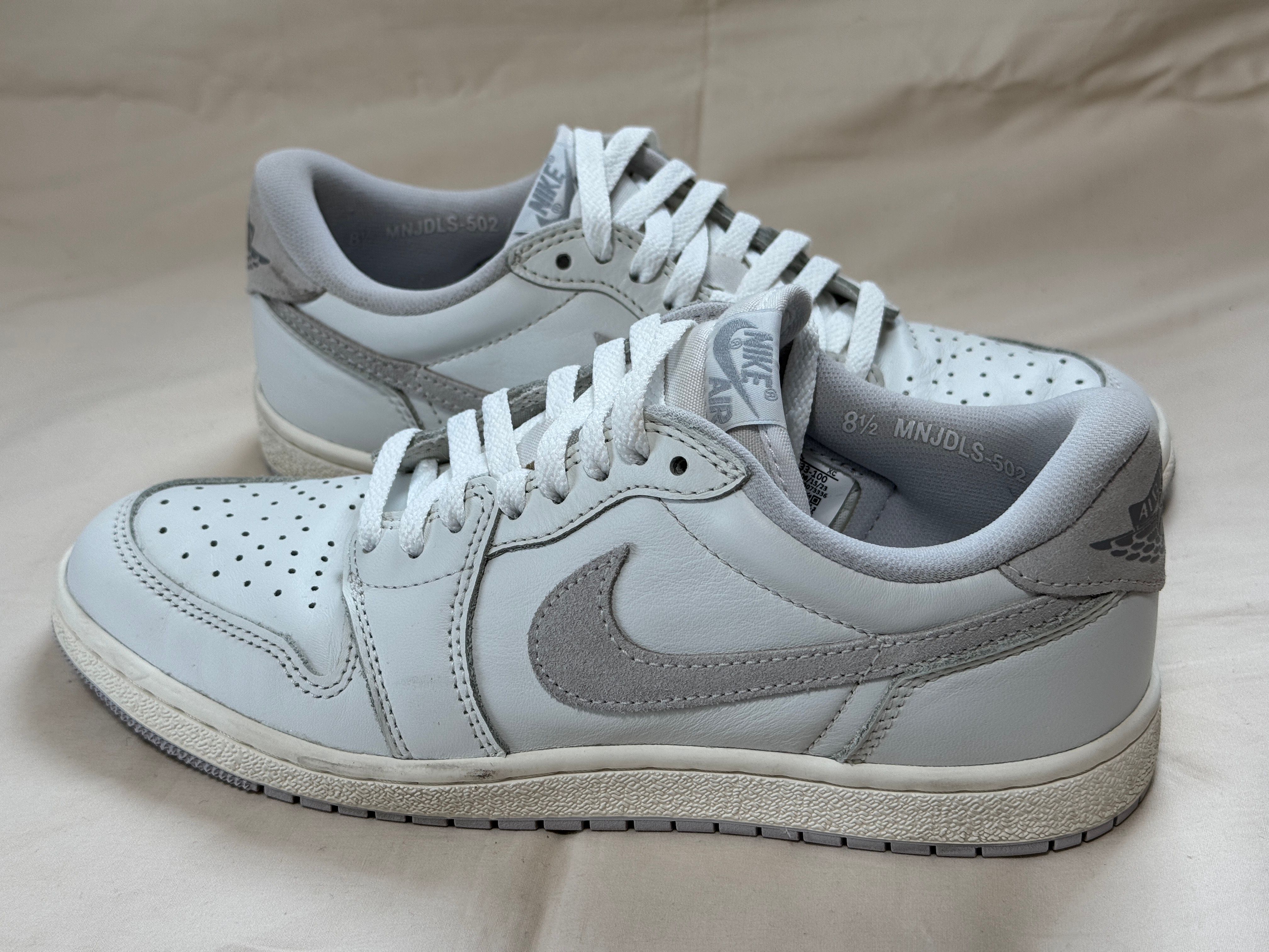 27.5 cm air jordan 1 low 85 ニュートラルグレー 中古 ナイキ エアジョーダン1 ロー 85 ニュートラルグレー Nike Air