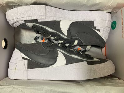 Sacai × Nike Blazer Low "Iron Grey"