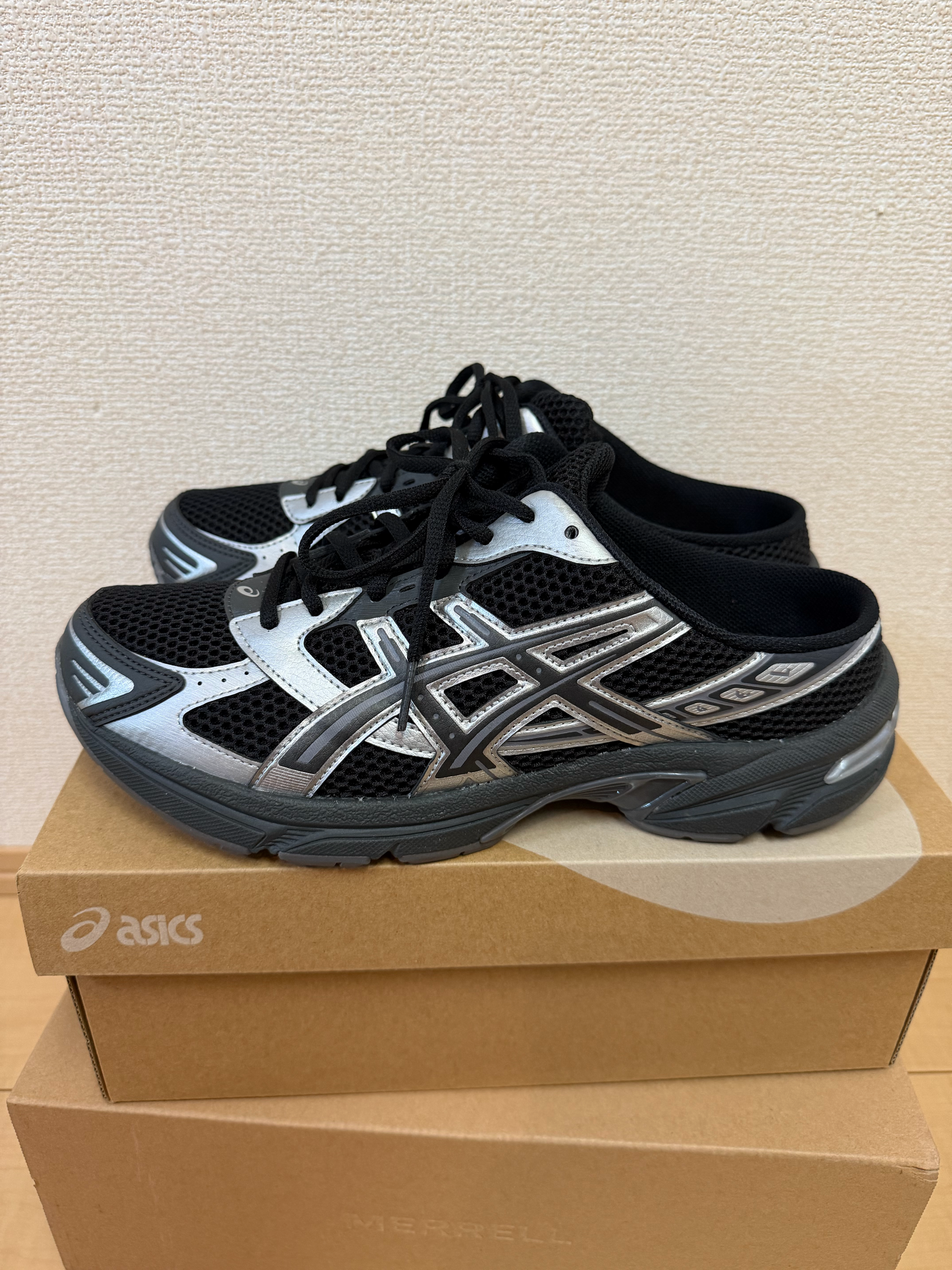 Asics Gel-1130 Mule "Black/Silver"