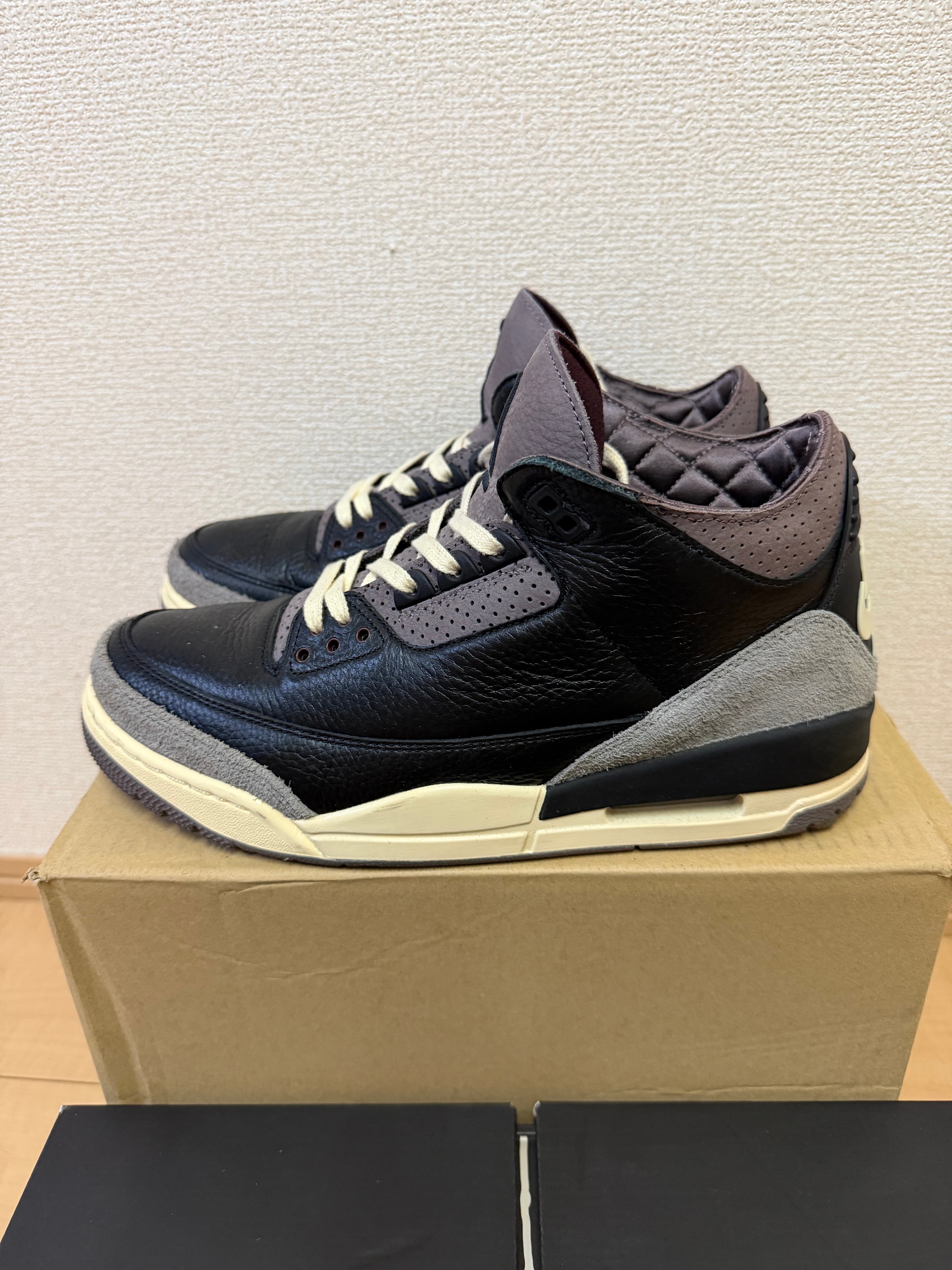 A Ma Maniere × Nike Women's Air Jordan 3 Retro OG SP "Black and Flat Pewter/WYWS"