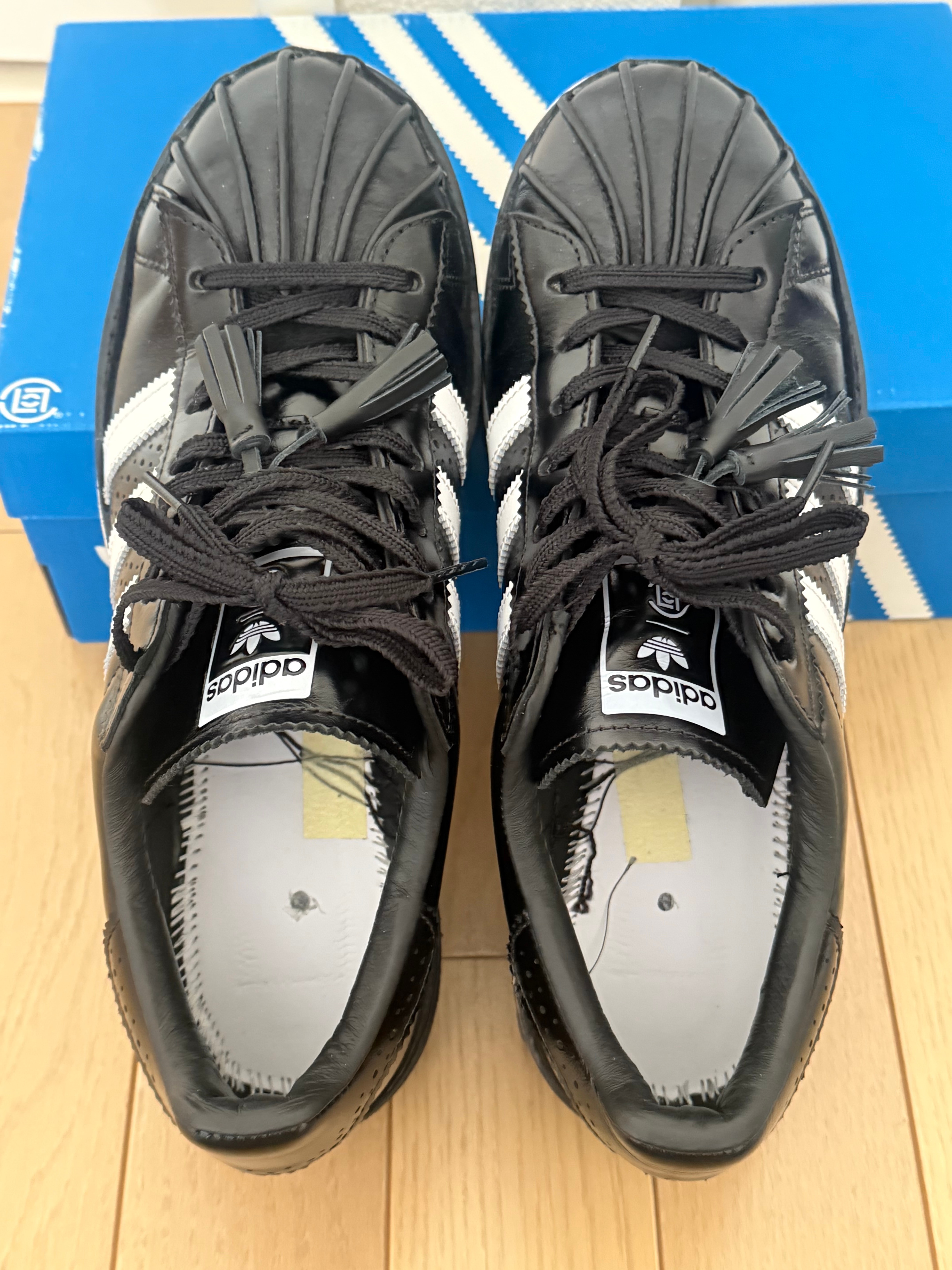 CLOT × adidas Superstar "Core Black/Footwear White"