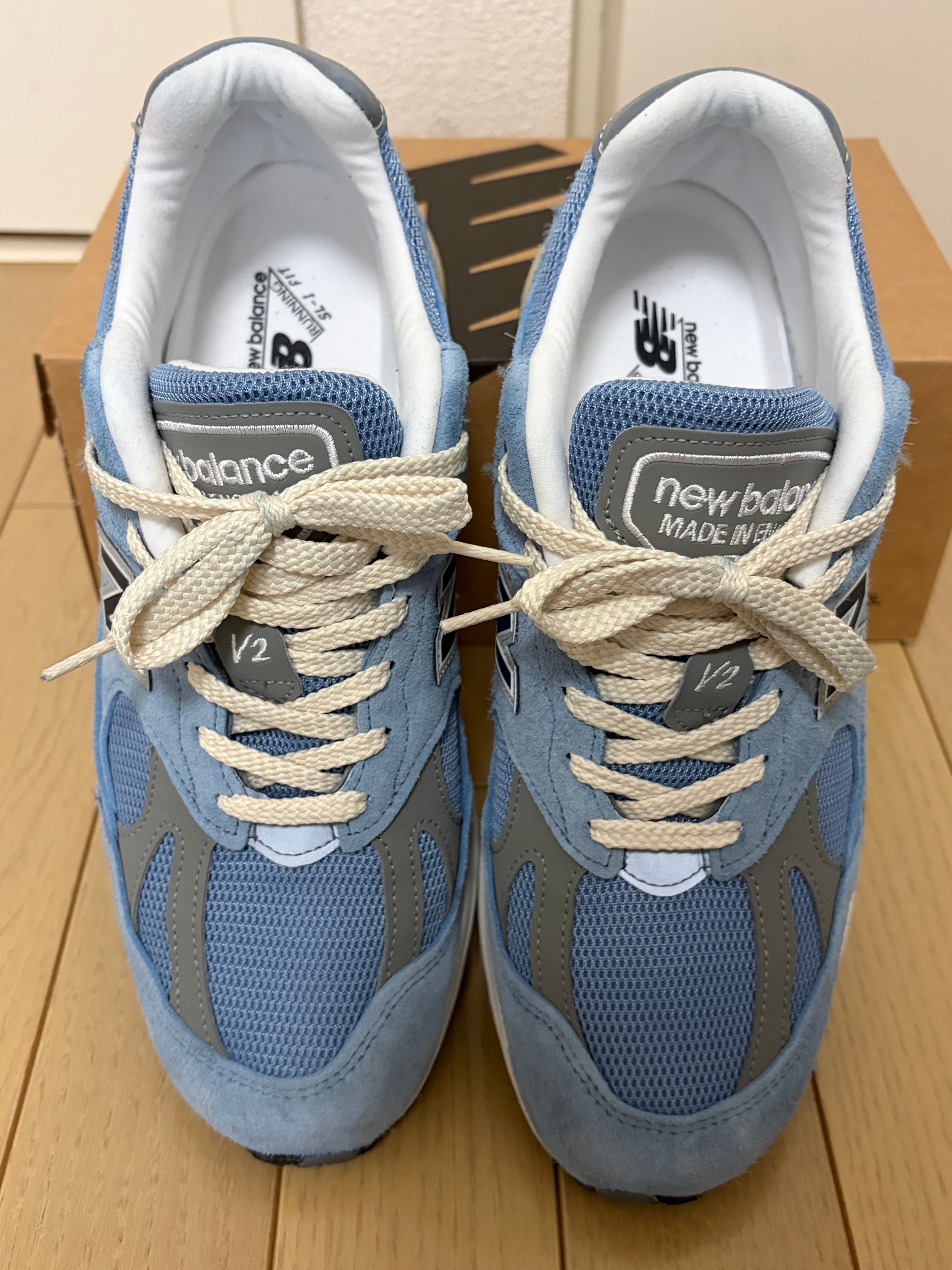 New Balance 991V2 Made in UK Grounded Pastels "Celestial Blue/Faded Denim/Moon Mist"