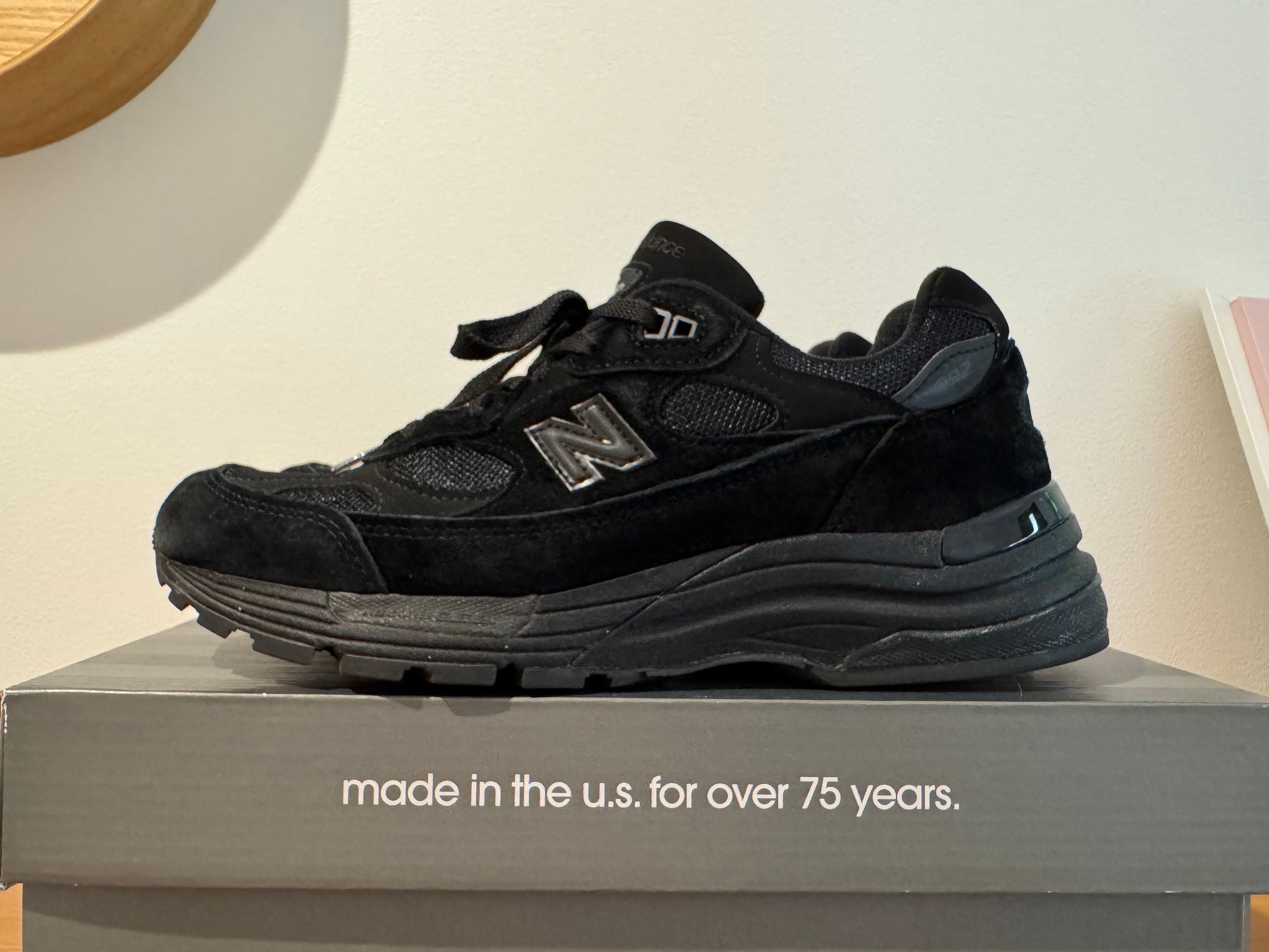 New Balance 992 "Triple Black"