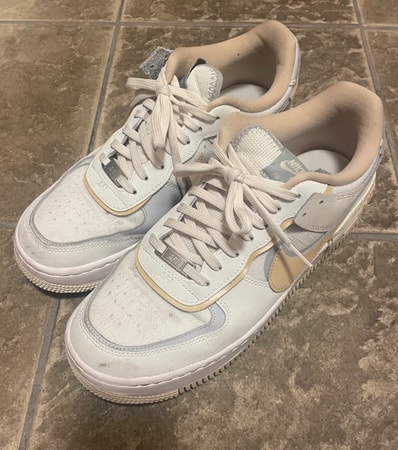Nike Women's Air Force 1 Shadow "Summit White/Wolf Grey/Pure Platinum/Sesame"