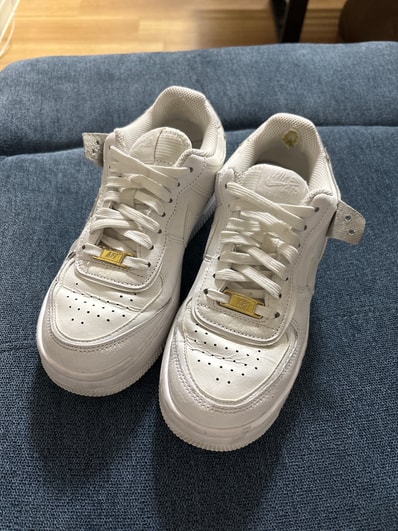 Nike Women's Air Force 1 Low Shadow "Triple White"