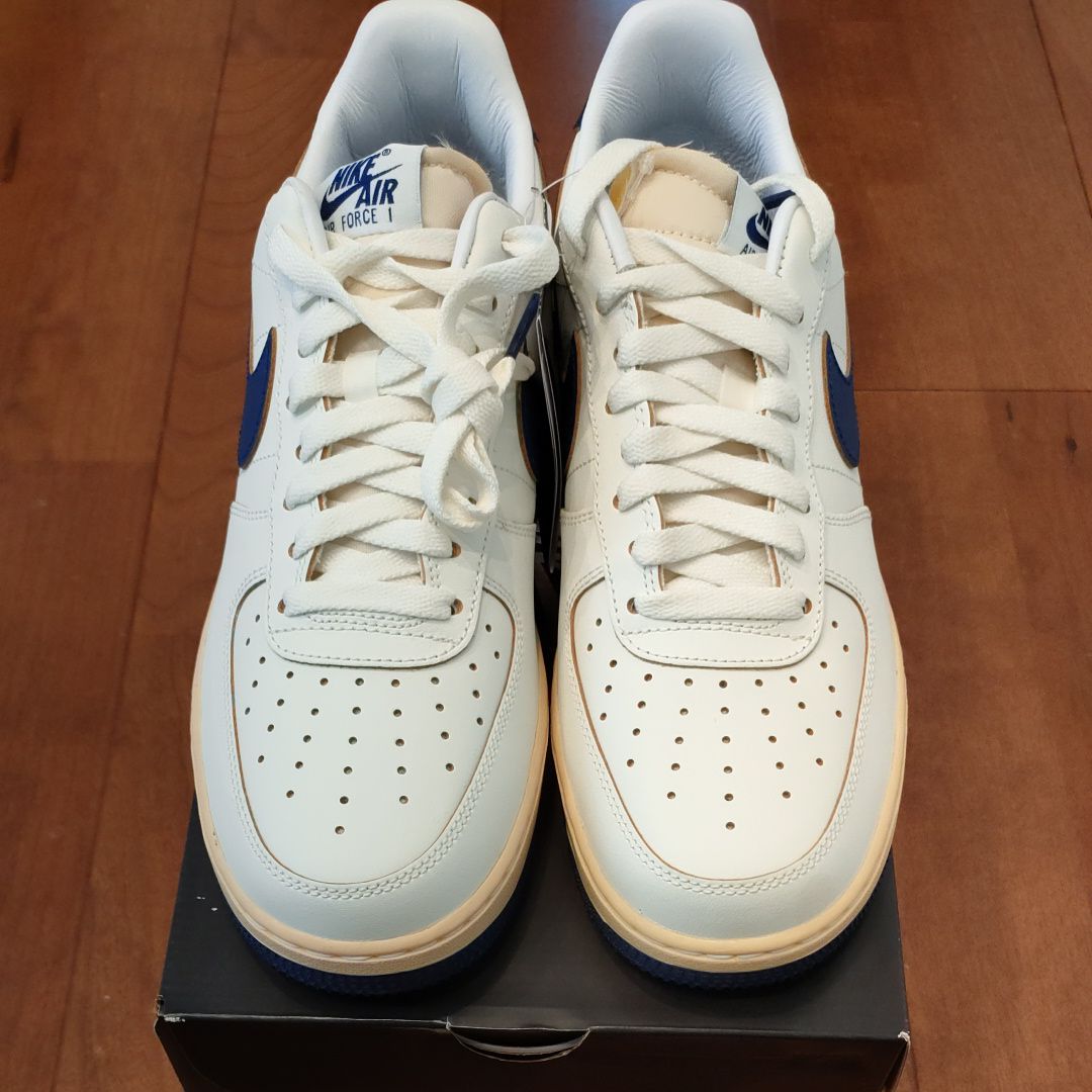 Nike Women's Air Force 1 '07 "Sail/Pale Vanilla/Gold Suede/Deep Royal Blue"