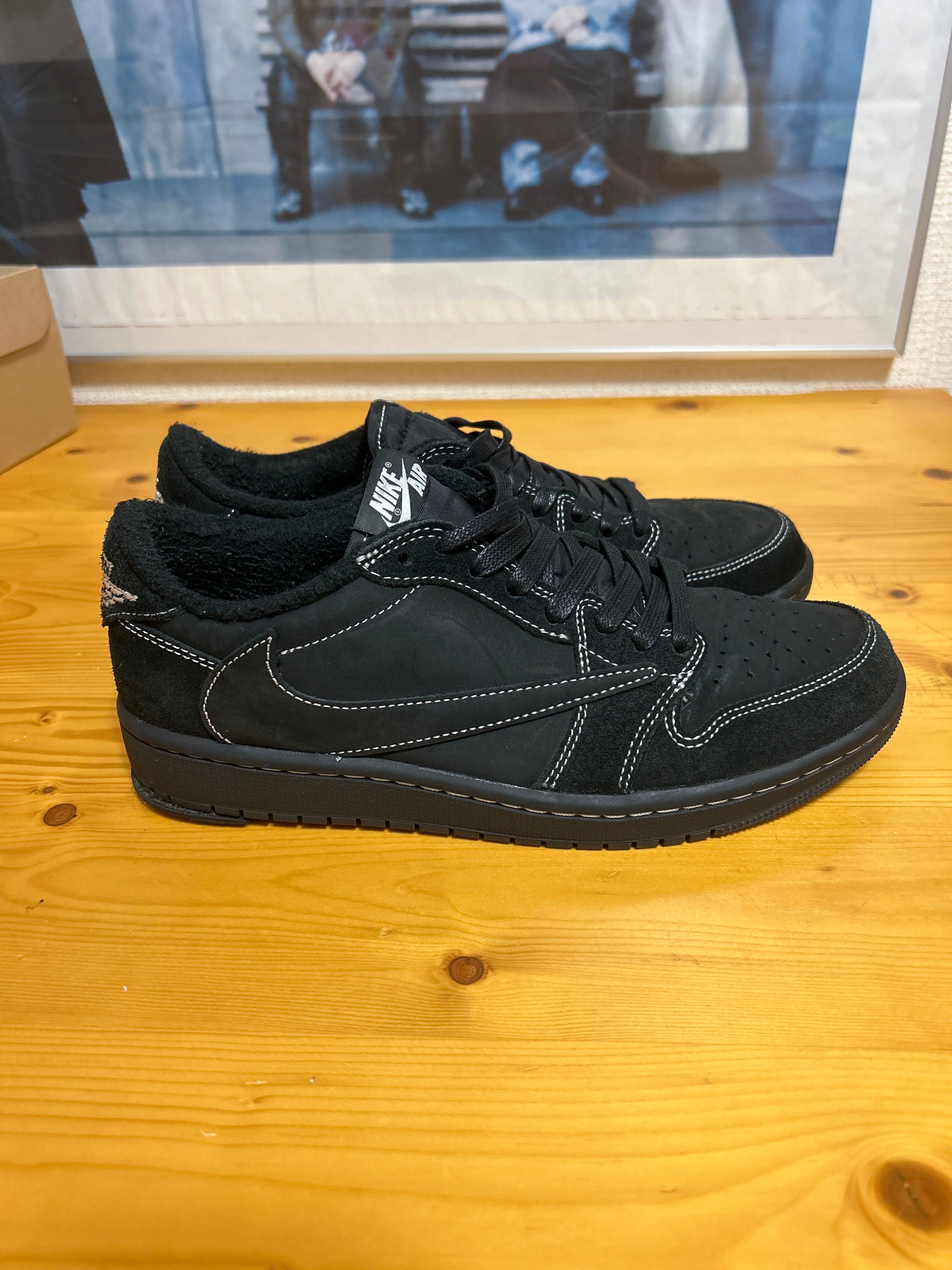 Travis Scott × Nike Air Jordan 1 Low OG SP "Black Phantom"