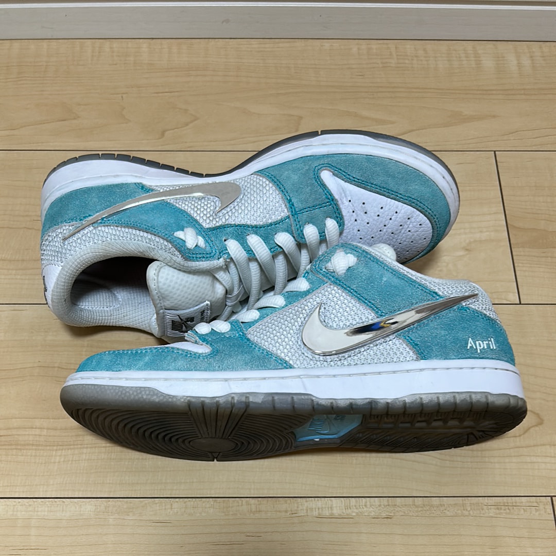 APRIL SKATEBOARDS × Nike SB Dunk Low Pro QS "White and Multi-Color"