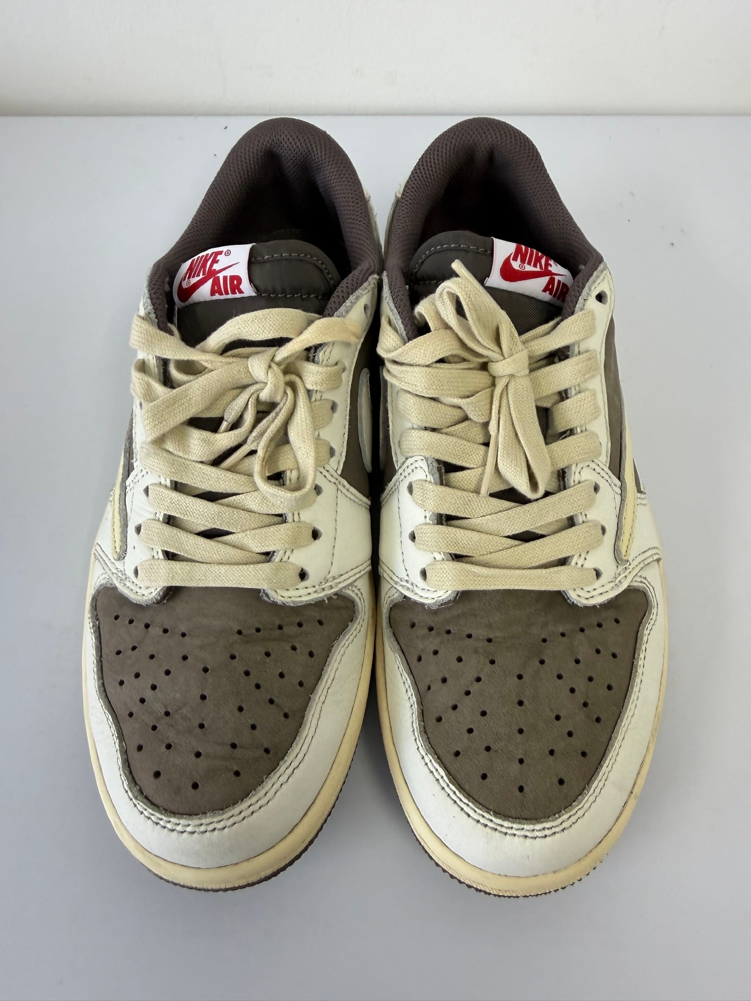 Travis Scott × Nike Air Jordan 1 Low OG SP "Reverse Mocha/Sail and Ridgerock"