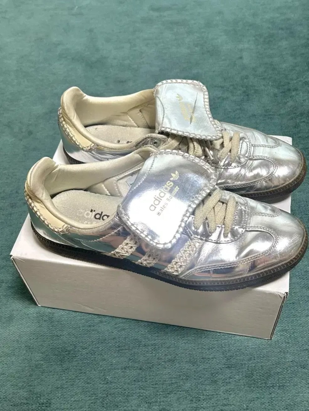 Wales Bonner × adidas Samba "Silver"