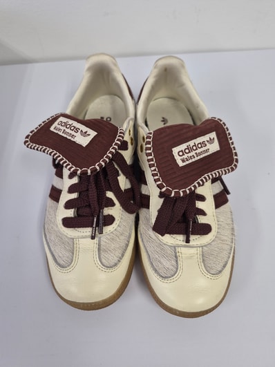 Wales Bonner × adidas Samba Pony Tonal Low "Cream White/Mystery Brown"