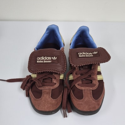 Wales Bonner × adidas Samba Nylon Low "Fox Brown/Sandy Beige/Lucky Blue"