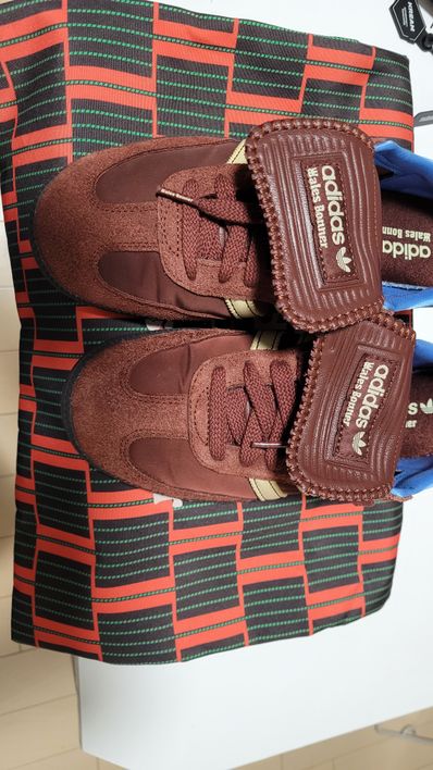 Wales Bonner × adidas Samba Nylon Low "Fox Brown/Sandy Beige/Lucky Blue"