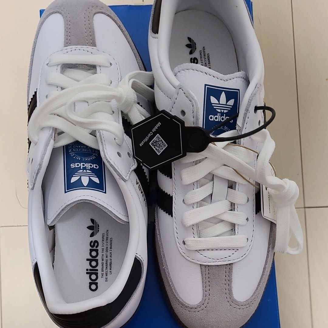 adidas Samba OG "Cloud White/Core Black/Clear Granite"