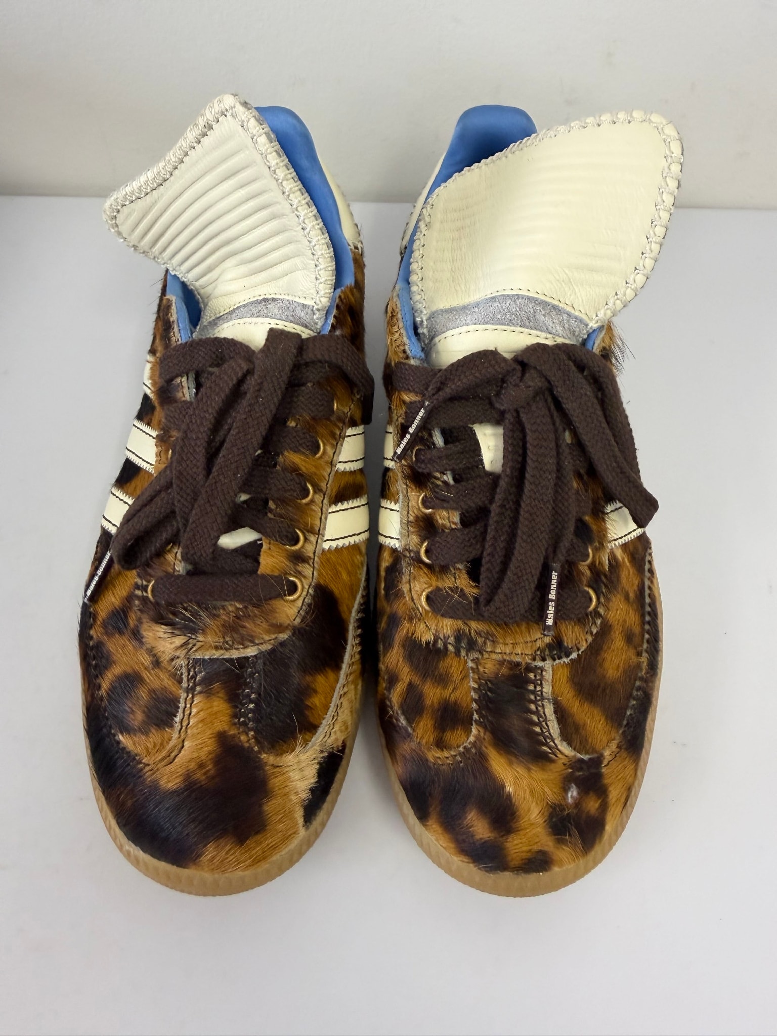 Wales Bonner × adidas Samba Pony Leo Low "Dark Brown/Cream White"