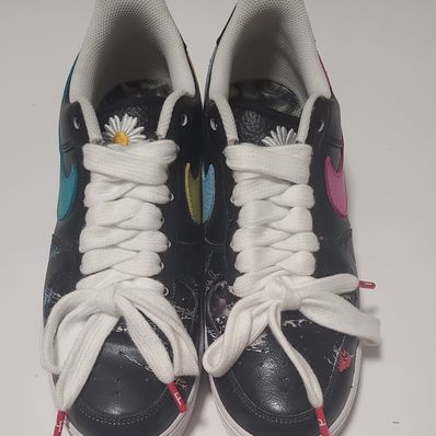 PEACEMINUSONE × Nike Air Force 1 Low '07 Para-Noise 3.0 "Black and Multi-Color" / G-DRAGON