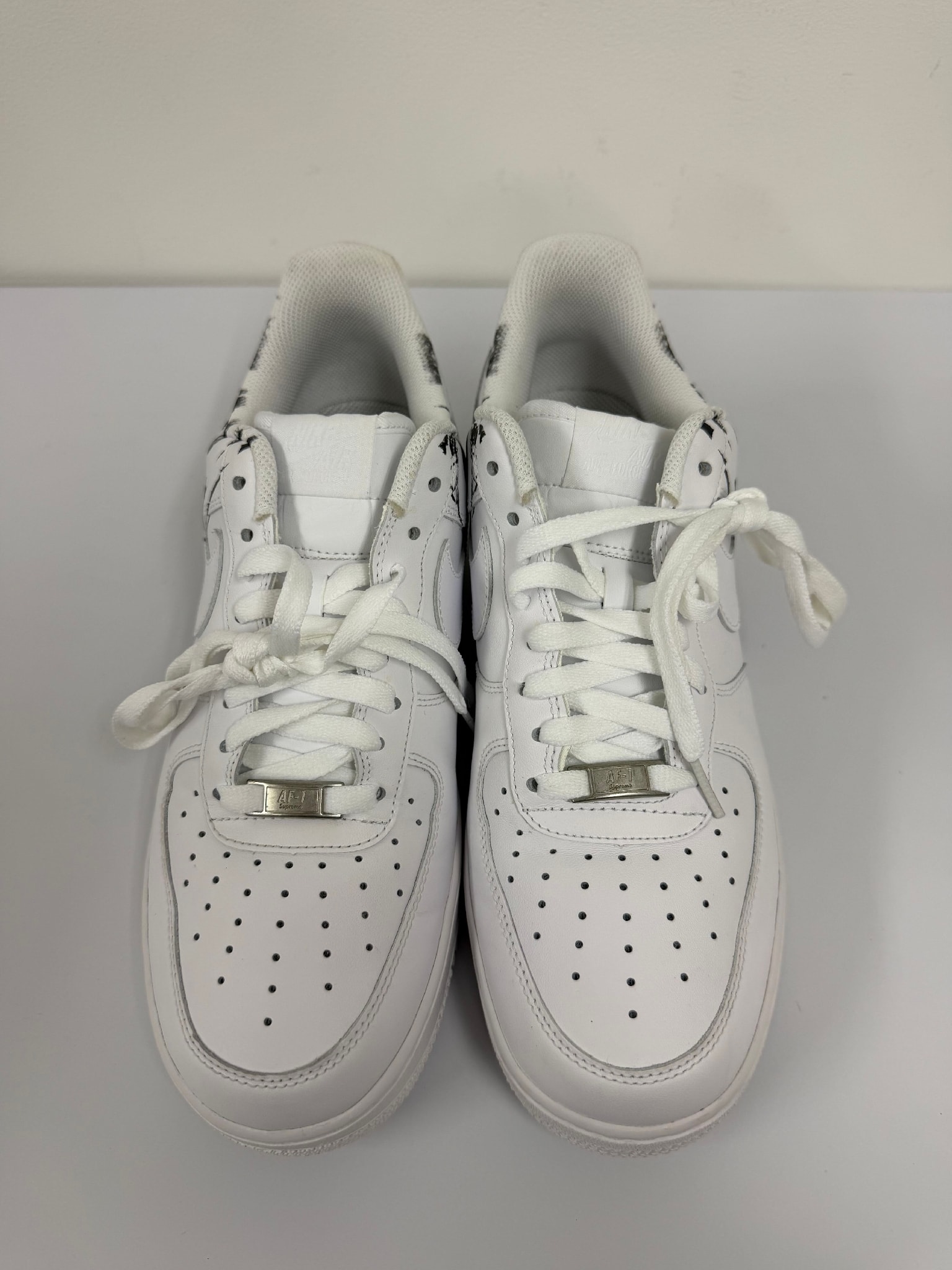 Supreme × COMME des GARCONS SHIRT × Nike Air Force 1 Low "White"