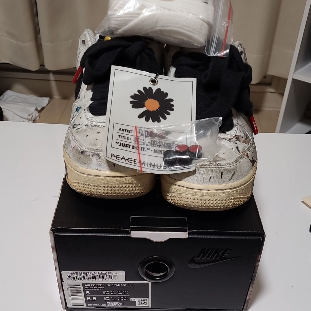 PEACEMINUSONE × Nike Air Force 1 Low "Para-noise/White/Black" / G-DRAGON