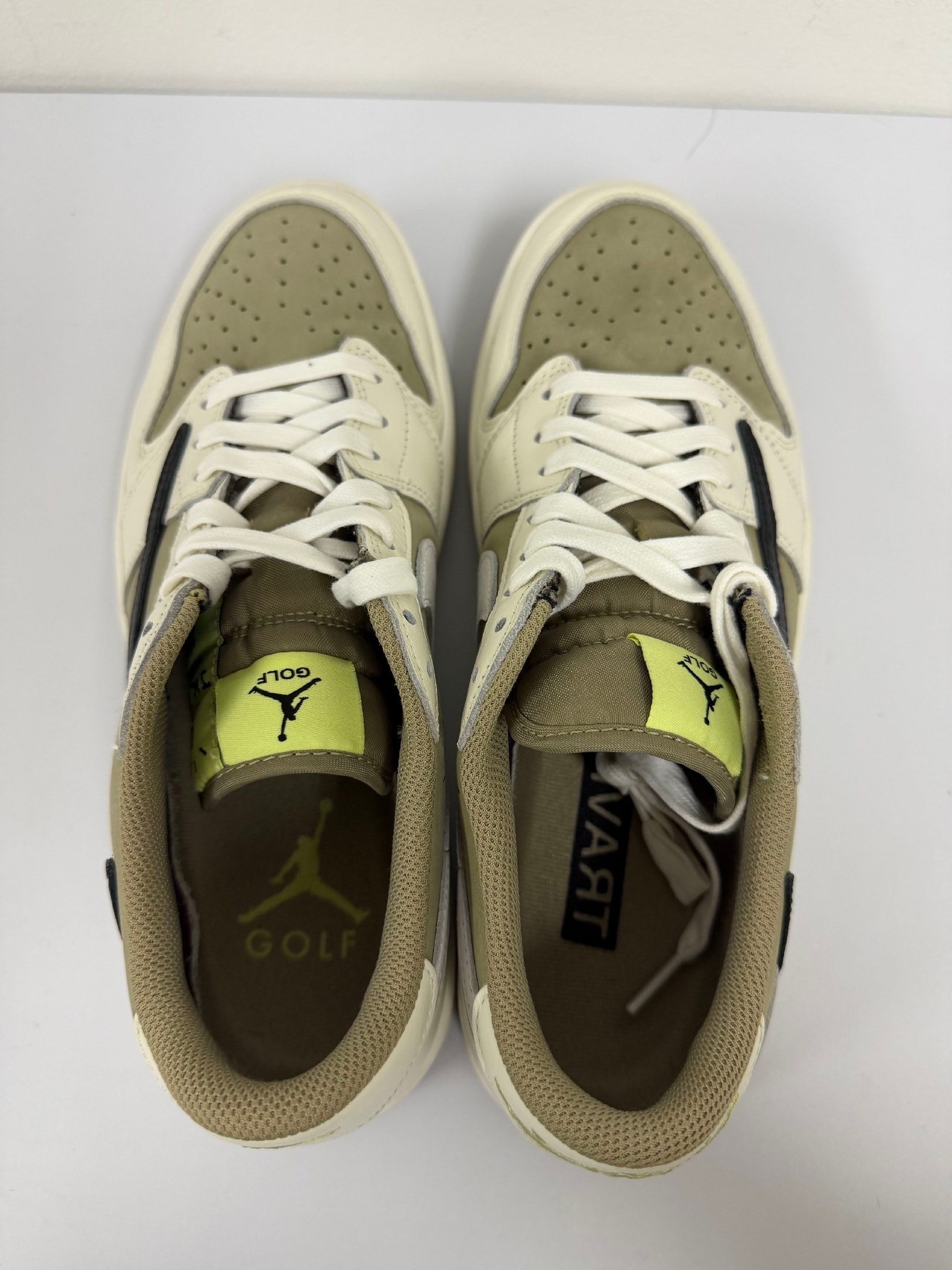 Travis Scott × Nike Air Jordan 1 Low Golf NRG "Neutral Olive"