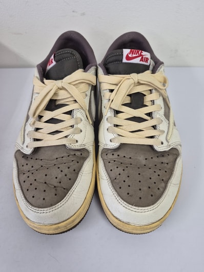 Travis Scott × Nike Air Jordan 1 Low OG SP "Reverse Mocha/Sail and Ridgerock"
