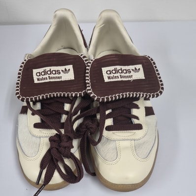Wales Bonner × adidas Samba Pony Tonal Low "Cream White/Mystery Brown"