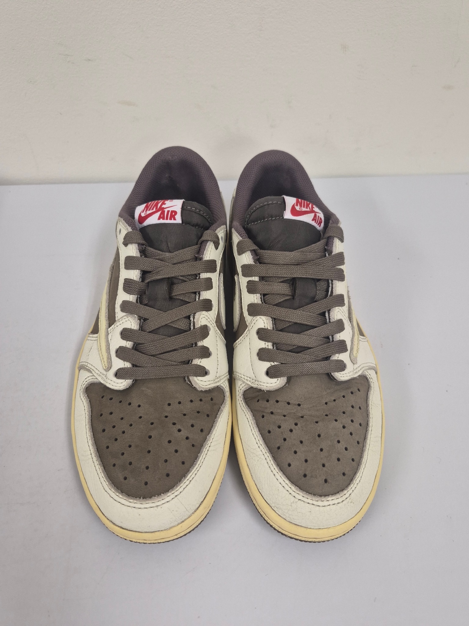 Travis Scott × Nike Air Jordan 1 Low OG SP "Reverse Mocha/Sail and Ridgerock"