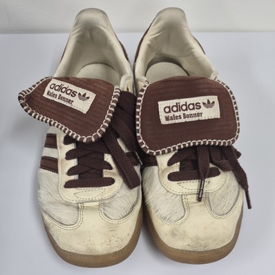 Wales Bonner × adidas Samba Pony Tonal Low "Cream White/Mystery Brown"