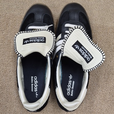 Wales Bonner × adidas Samba Pony Tonal Low "Core Black/Cream White"