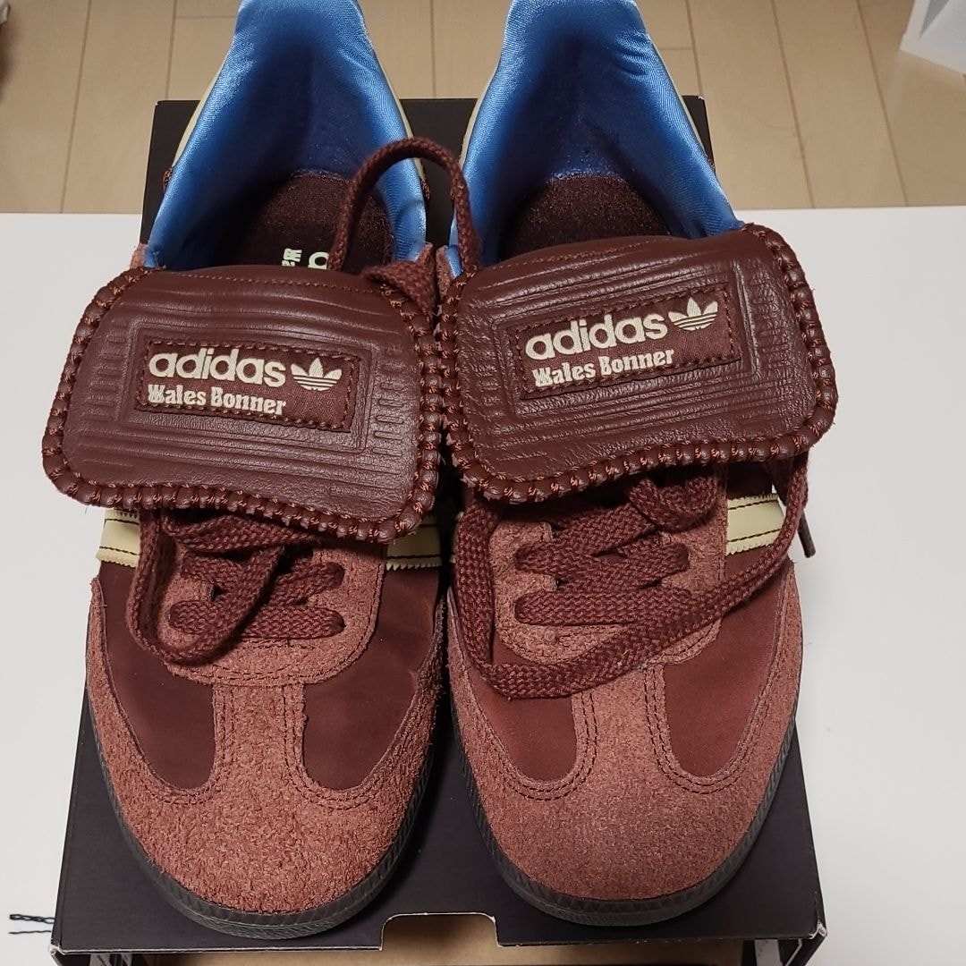 Wales Bonner × adidas Samba Nylon Low "Fox Brown/Sandy Beige/Lucky Blue"