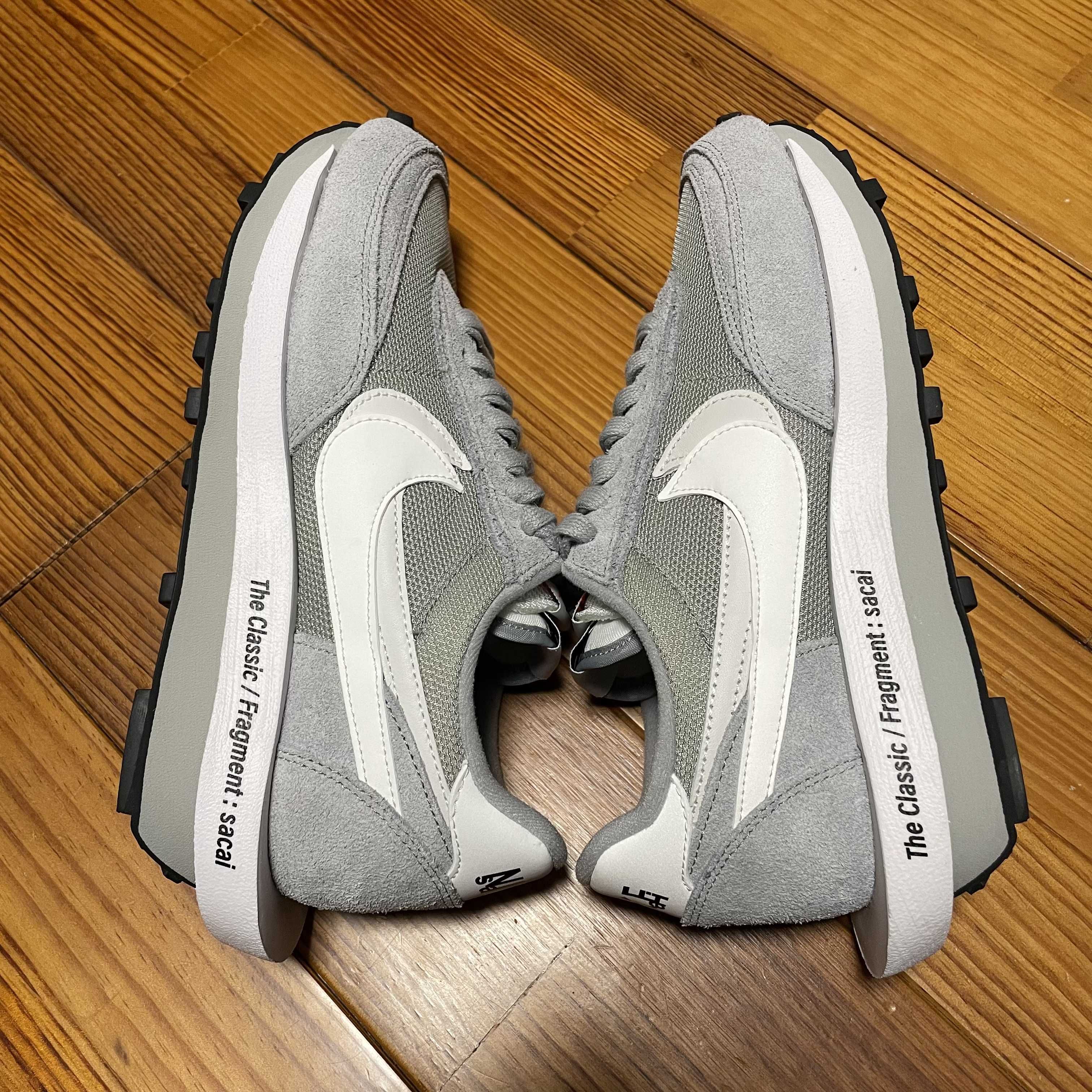 Fragment × sacai × Nike LD Waffle "Light Smoke Grey"