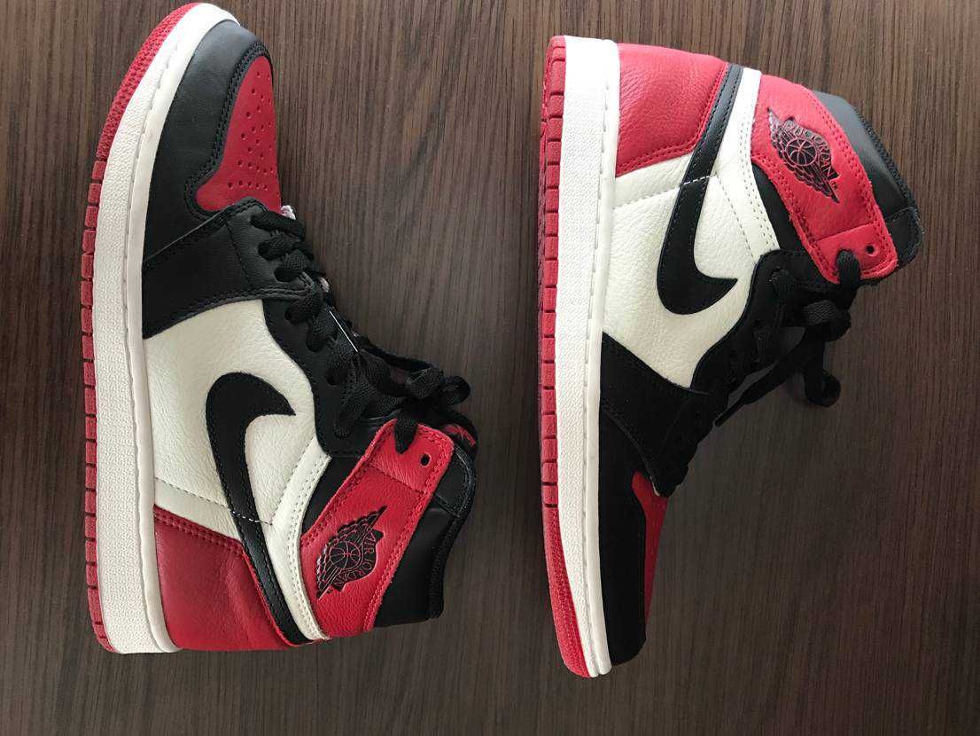 Nike Air Jordan 1 Retro High OG "Bred Toe"